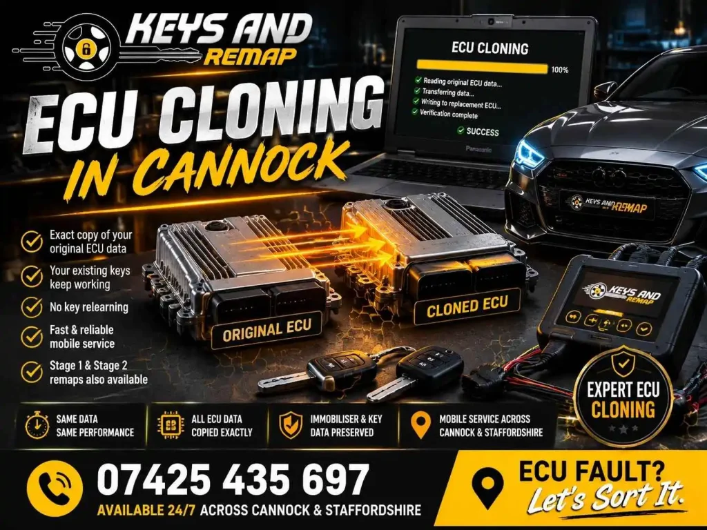 ecu cloning in cannock keys and remap