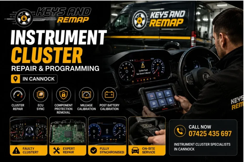 insturment culster repair and programming cannock, UK