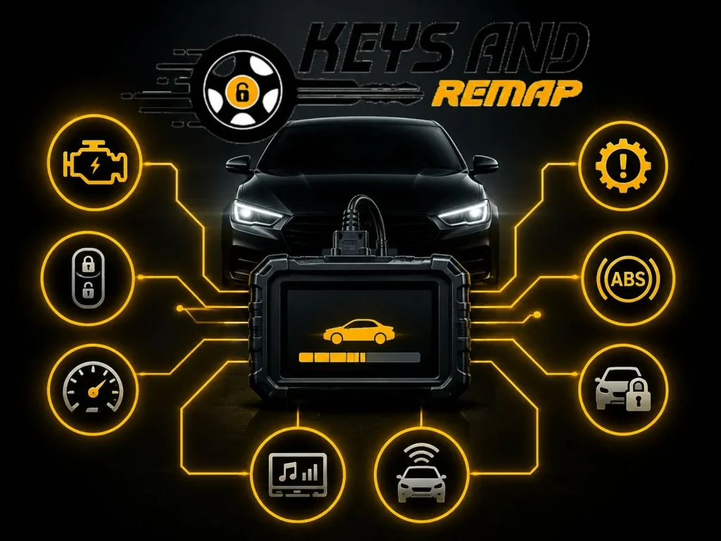 vehicle unit codeing by keys and remaps in cannock