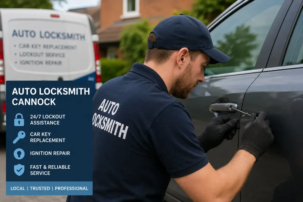 emergency auto locksmith cannock
