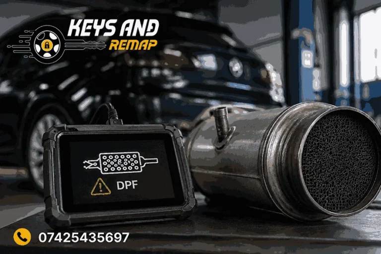 Keys & Remap diagnosing a blocked DPF on a diesel vehicle in Cannock